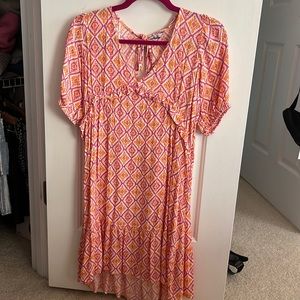 Orange/Pink Dress XS From Portugal